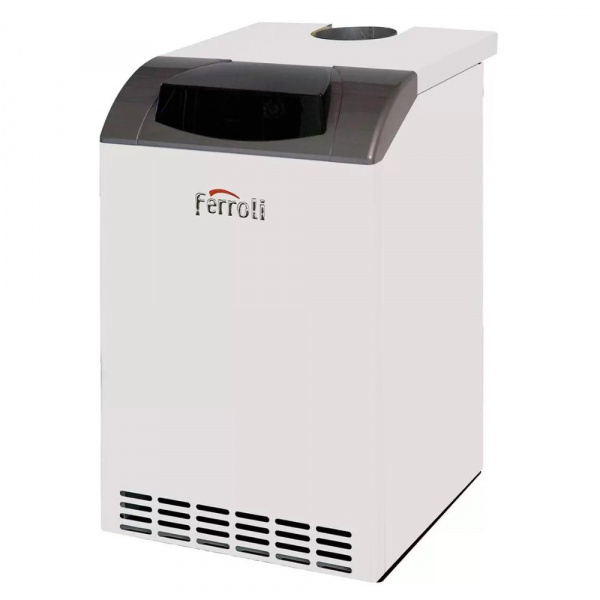Котел газовый Ferroli PEGASUS D 45 с чугунным теплообменником, напольный, 1 конт., откр.кам.сгор. Галерея - Изображение 96639