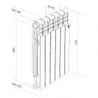 Радиатор Royal Thermo Revolution 500 2.0 - 6 секц. Превью - Изображение 104835