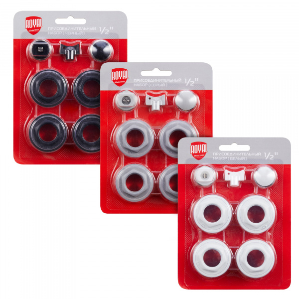 Набор присоединительный Royal Thermo 1/2'' white Галерея - Изображение 180399
