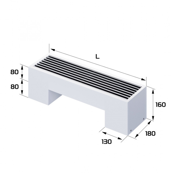 Конвектор напольный Royal Thermo STEP-80/180/600-1-N-WT-LG-NA Галерея - Изображение 180613