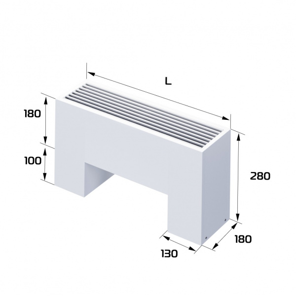 Конвектор напольный Royal Thermo STEP-180/180/500-3-N-WT-LG-NA Галерея - Изображение 181189