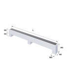 Конвектор напольный Royal Thermo STEP-180/180/2200-3-N-WT-LG-NA Превью - Изображение 181753