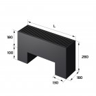 Конвектор напольный Royal Thermo STEP-180/180/700-3-N-BL-LG-BL Превью - Изображение 182511