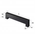 Конвектор напольный Royal Thermo STEP-180/130/1800-3-N-BL-LG-BL Превью - Изображение 182755