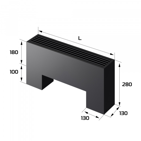 Конвектор напольный Royal Thermo STEP-180/130/700-3-N-BL-LG-BL Галерея - Изображение 183378