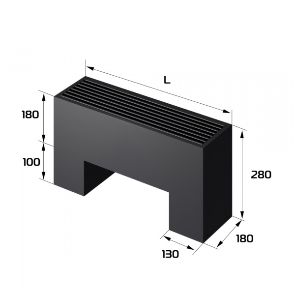 Конвектор напольный Royal Thermo STEP-180/180/500-3-N-BL-LG-BL Галерея - Изображение 183438