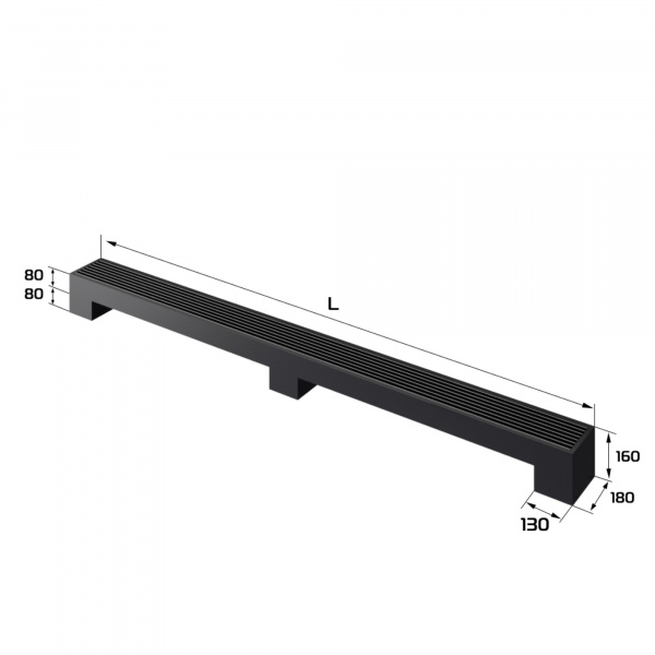 Конвектор напольный Royal Thermo STEP-80/180/2900-1-N-BL-LG-BL Галерея - Изображение 183830