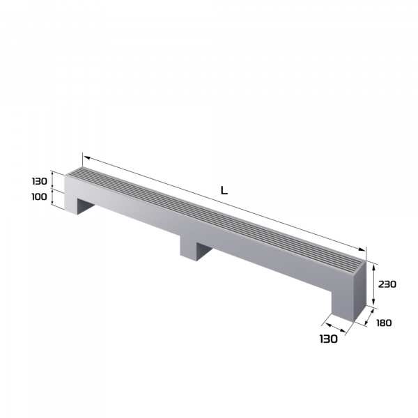 Конвектор напольный Royal Thermo STEP-130/180/2200-2-N-SS-LG-NA Галерея - Изображение 184957