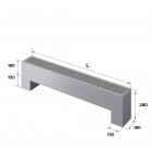 Конвектор напольный Royal Thermo STEP-180/180/1800-3-N-SS-LG-NA Превью - Изображение 185122