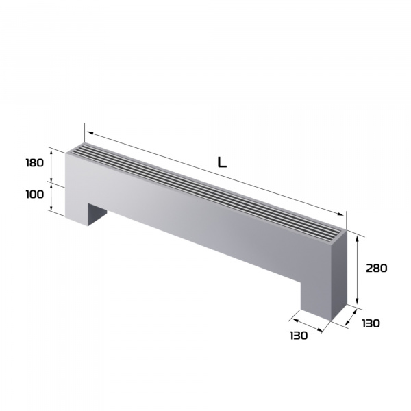 Конвектор напольный Royal Thermo STEP-180/130/800-3-N-SS-LG-NA Галерея - Изображение 185650