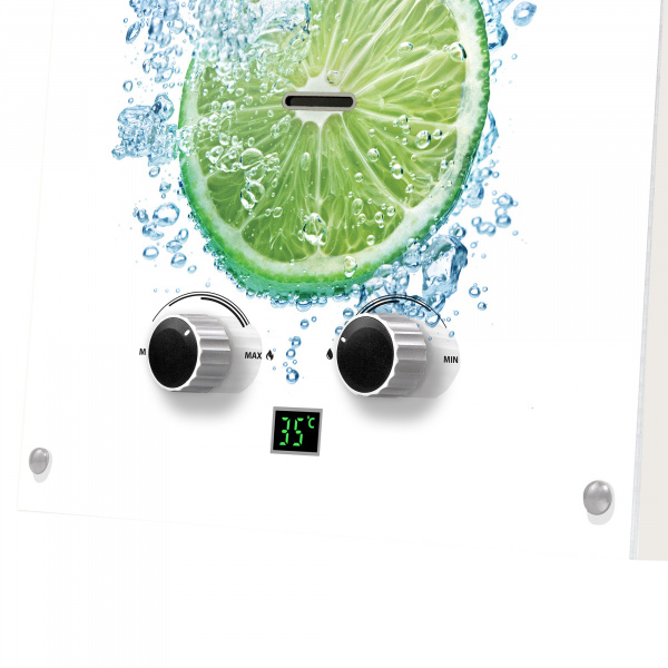 Колонка газовая Ballu GWH 10 Fiery Glass Lime Галерея - Изображение 60255
