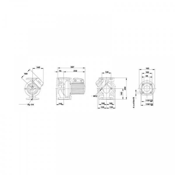 Насос циркуляционный Grundfos UPS 50-120 F (3x380) Галерея - Изображение 63489