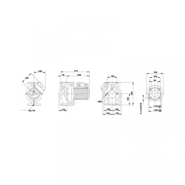 Насос циркуляционный Grundfos UPS 50-120 F (1x220) Галерея - Изображение 63615