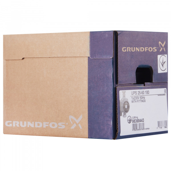 Насос циркуляционный GRUNDFOS UPS 25-60 EU Галерея - Изображение 63891