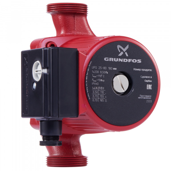 Насос циркуляционный GRUNDFOS UPS 25-80 EU Галерея - Изображение 64041