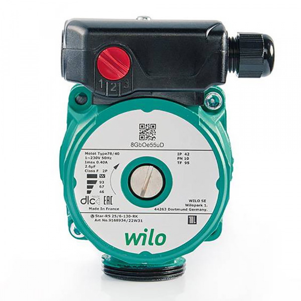 Насос циркуляционный WILO Star-RS 25/6-130 (гайки- адаптеры на 180) Галерея - Изображение 64353