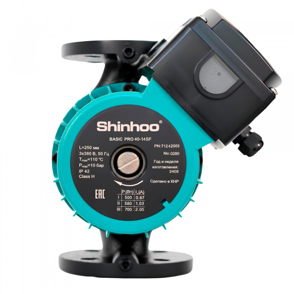 Насос циркуляционный Shinhoo BASIC PRO 40-14SF (3x380В) Галерея - Изображение 65397