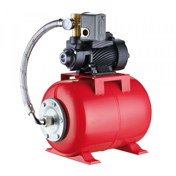 Станция насосная PUMPMAN чугун, 370Вт, Hmax-35м, Qmax-35л/мин, всас 8м, г/а 24 л, арт. ATQB60 Галерея - Изображение 68343